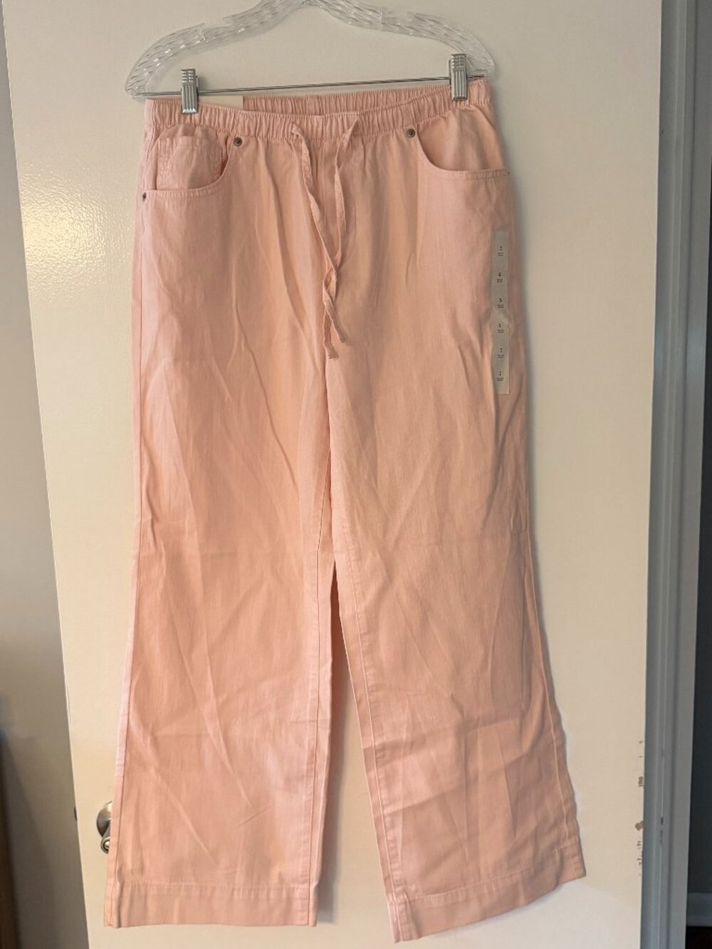 NWT Banana Republic Wide Leg Mid Rise Pants Pink Size S